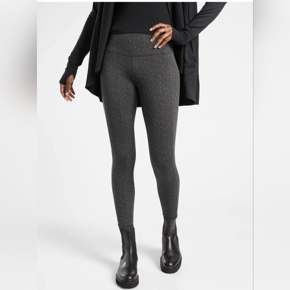 Athleta Pants - Athleta Delancey‎ Textured Tight Leggings Women's Size XS